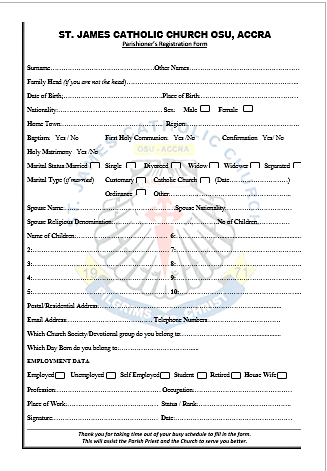 Parish Form